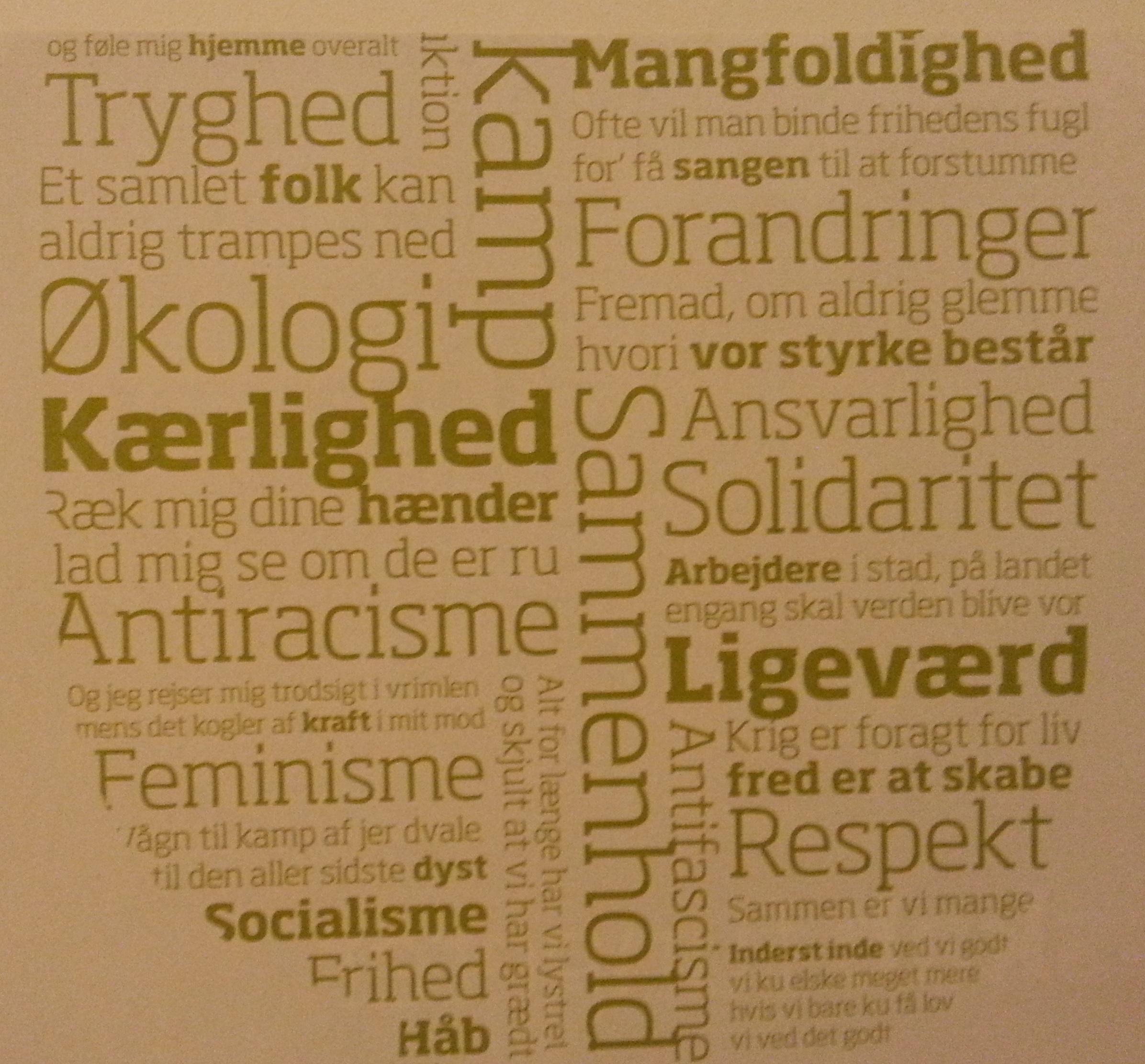 Værdier solidaritet enhedslisten